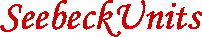 Seebeck Units